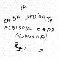 Marchio ceramica manifattura La Casa dell'Arte, Agnino, Albisola Capo (SV), XX