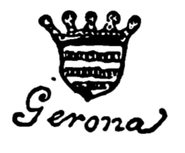 Marchio ceramica manifattura sconosciuta, artista anonimo, Gerona, XVIII