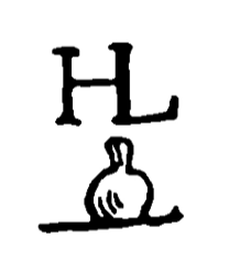 Marchio ceramica manifattura Johannes Harlees (maiolicaio di Delft, attivo nel XVIII secolo), artista anonimo, Delft, XVIII