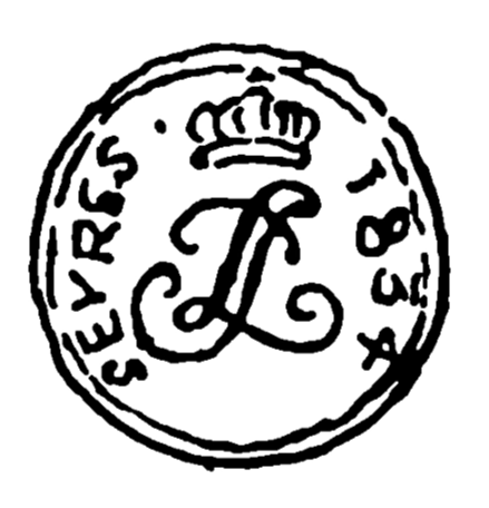 Marchio ceramica manifattura Manufacture royale de Sèvres (seconda epoca reale, Luigi Filippo), artista anonimo, Sèvres, XIX