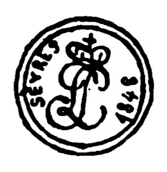 Marchio ceramica manifattura Manufacture royale de Sèvres (periodo Luigi Filippo), artista anonimo, Sèvres, XIX