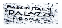 Marchio ceramica manifattura Ferruccio Palazzi, artista anonimo, Roma (RM), XX