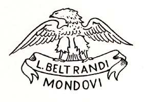 Marchio ceramica manifattura Lorenzo Beltrandi, artista anonimo, Cuneo, XX