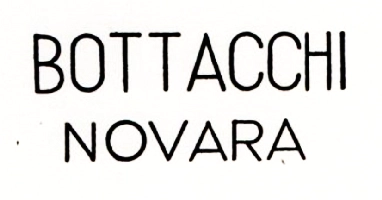 Marchio ceramica manifattura Bottacchi Teodosio & Figlio, artista anonimo, Novara, XX