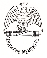 Marchio ceramica manifattura Ceramiche Piemontesi (An. per l’esercizio delle Ceramiche), artista anonimo, Chiusa Pesio-Cuneo, XX