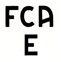 Marchio ceramica manifattura FCA – Fabbrica Ceramiche Artistiche, artista anonimo, Sesto Fiorentino-Firenze, XX