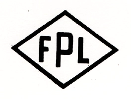Marchio ceramica manifattura FPL – Fabbrica Porcellane, artista anonimo, Lungavilla-Pavia, XX