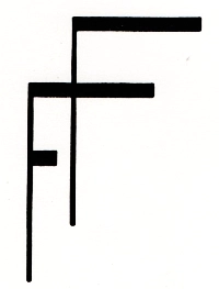 Marchio ceramica manifattura Fratelli Fanciullacci (FF), artista anonimo, Montelupo Fiorentino-Firenze, XX