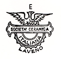 Marchio ceramica manifattura S.C.I. - Soc. Ceramica Italiana (Lavenia), artista anonimo, Laveno-Varese, XIX-XX