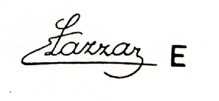 Marchio ceramica manifattura Lazzar Emrico, artista anonimo, Treviso, XX