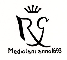 Marchio ceramica manifattura Soc. Ceramica Richard Ginori (Mediolani anno 1693), artista anonimo, Milano, XX