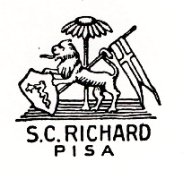 Marchio ceramica manifattura Soc. Ceramica Richard Ginori ("PISA"), artista anonimo, Milano, XX