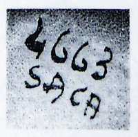 Marchio ceramica manifattura SACA, artista anonimo, Sesto Fiorentino (FI), XX