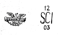 Marchio ceramica manifattura SCI – Società Ceramica Italiana, artista anonimo, Laveno (VA), XIX-XX