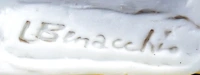 Marchio ceramica manifattura Benacchio Triade, Luigi Giorgio Benacchio, Giorgio Basso, Perdomello, Bassano del Grappa (Vicenza), XX