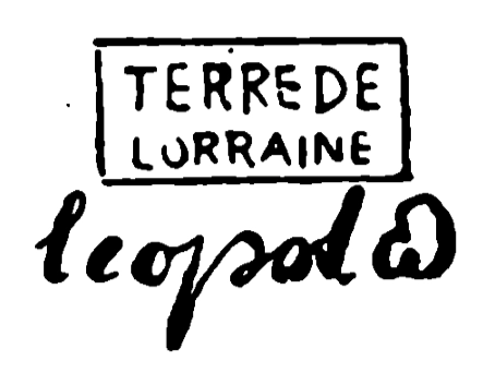 Marchio ceramica manifattura Manifattura di Lunéville, artista anonimo, Lunéville, XVIII